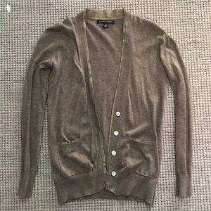 Banana Republic olive green cardigan